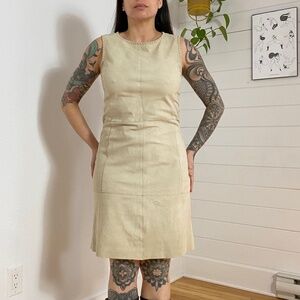 Vince 100% lamb suede mini dress